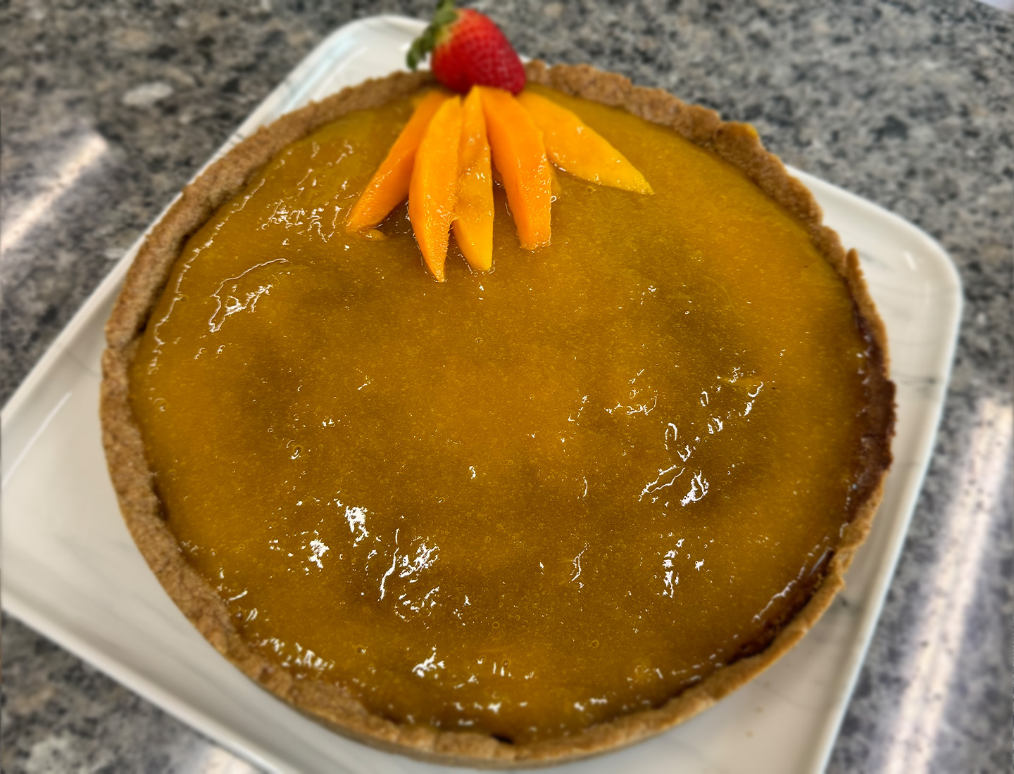 Cheesecake de Café con Mango